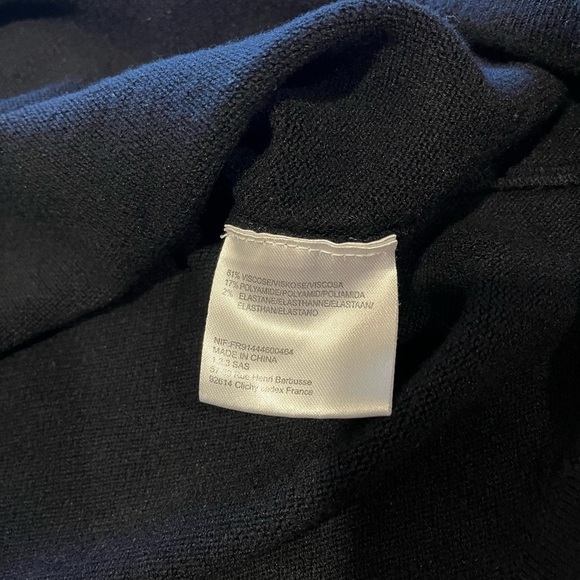 1.2.3 Paris black sweater with a zipper at the back. Size36 - Picture 5 of 8